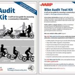 cover sheets for AARP bike audit toolkits